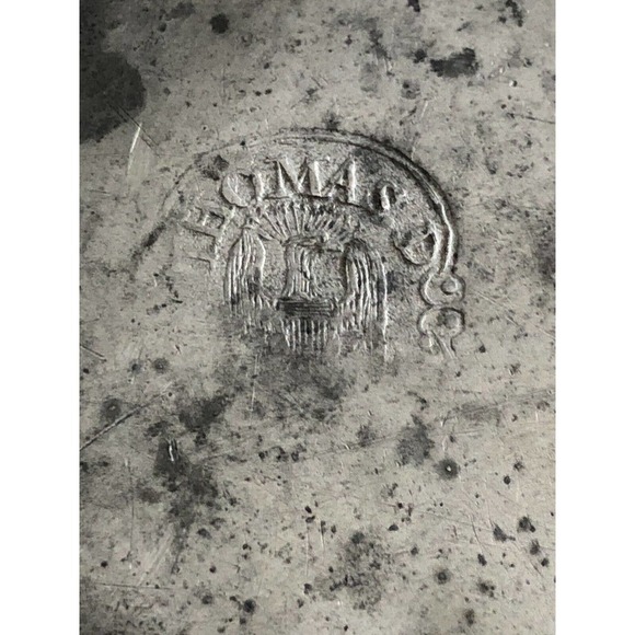 Antique Thomas Danforth Boardman Pewter 7 7/8” Plate Eagle 1805-1820 American - Picture 4 of 8